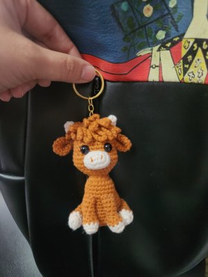 HİGHLAND COW/İNEK ANAHTARLIK-24 ADET